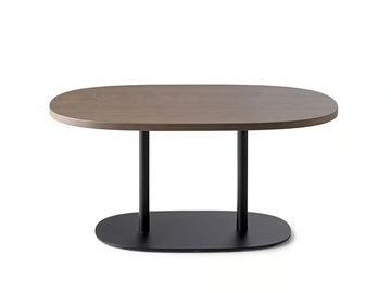 LXT09 - Oval wooden coffee table for living room by LEOLUX LX - view 3